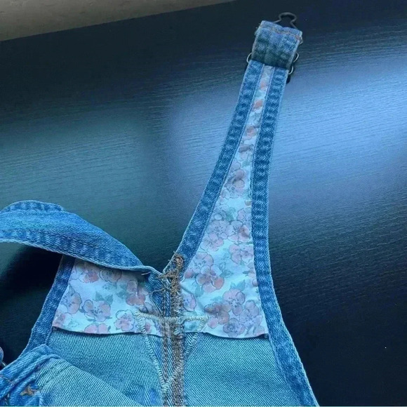 Oshkosh Denim Overalls Girls Size 12M - Picture 10 of 10